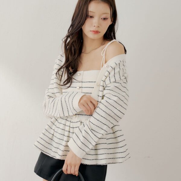 Chico Peplum 針織裸上衣 【只有 WEB 顏色可供選擇】