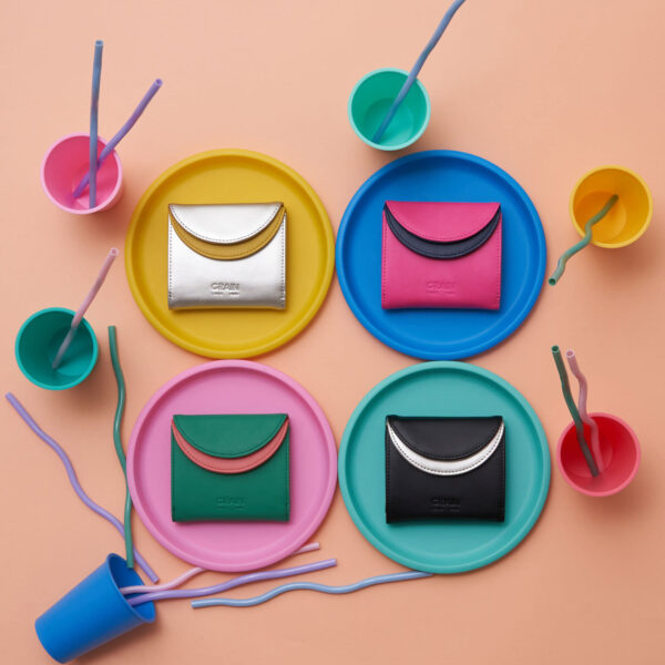 CIAOPANIC 【GRAIN】雙折雙色錢包