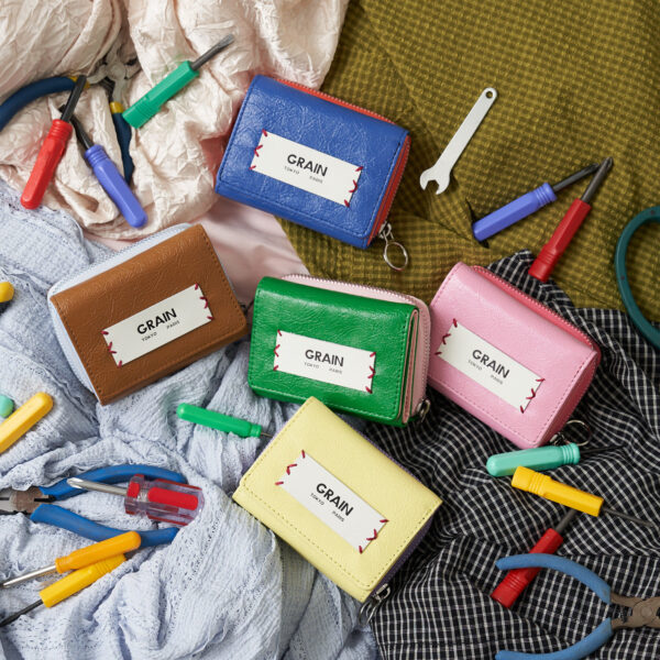 CIAOPANIC 【GRAIN】三折雙色錢包
