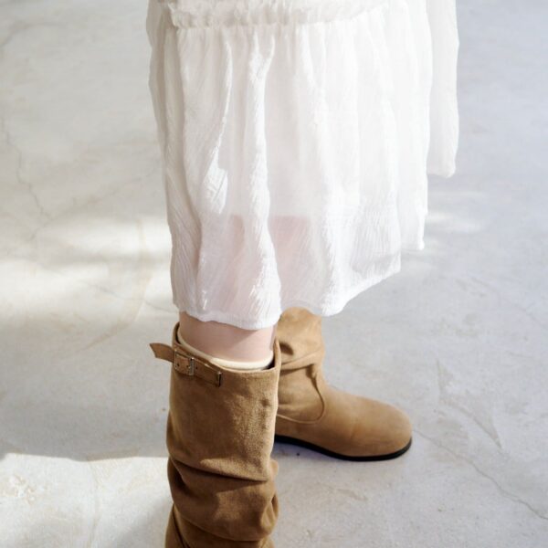 Kastane 薄紗流蘇中長裙