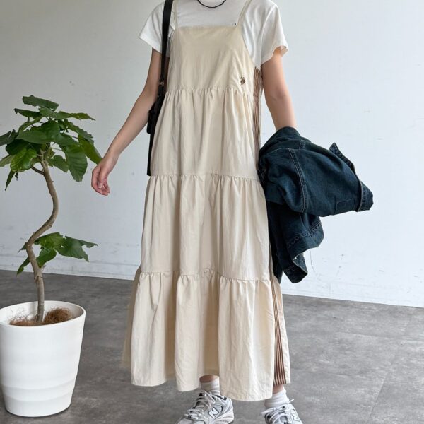 CPCM 【U.S. POLO ASSN】層次荷葉邊吊帶連身裙