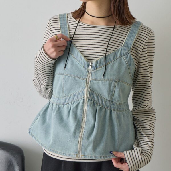 -goocy- 牛仔褲連身胸衣